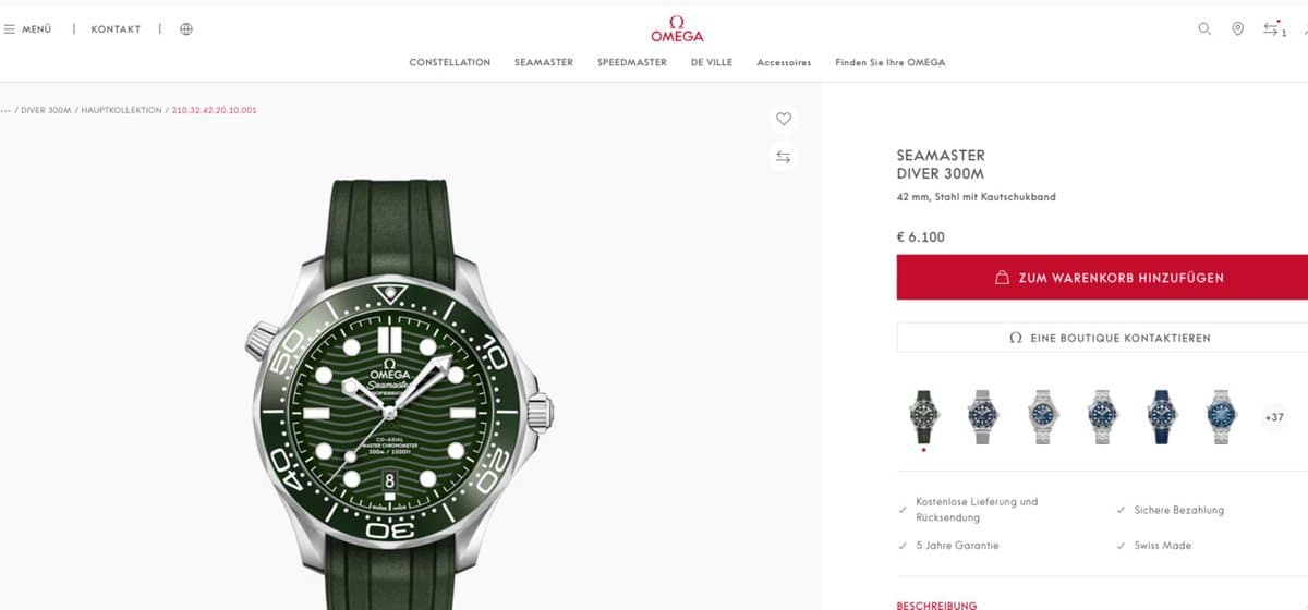 Omega Seamaster Diver 300M 2