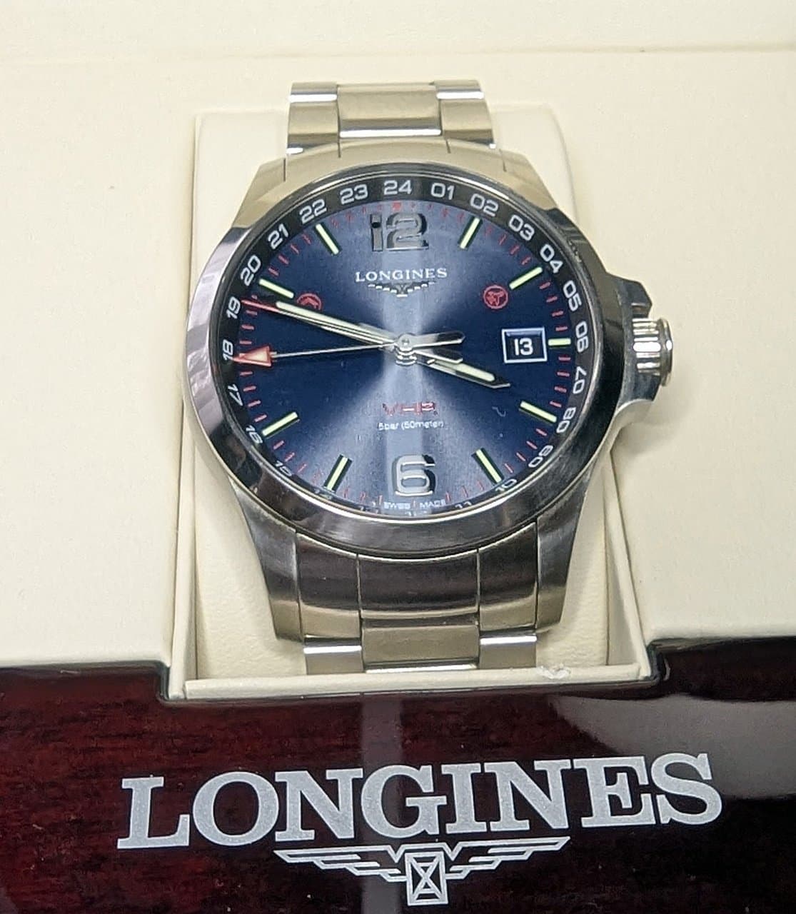 Longines Conquest VHP GMT 3
