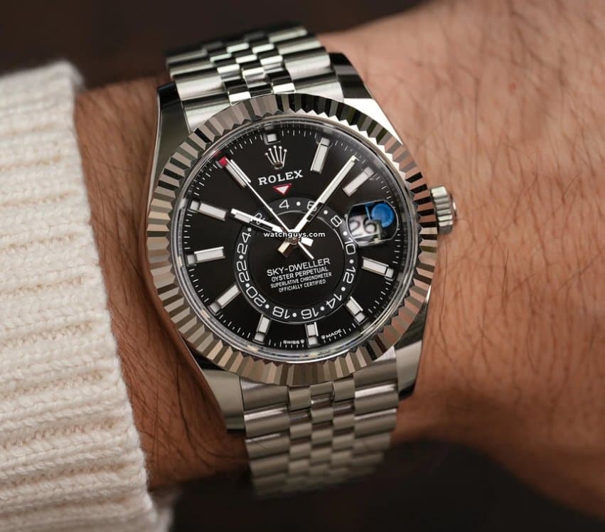 Rolex * SKY DWELLER BLACK DIAL 42ММ 336934-0008 JUBILEE BRACELET 2