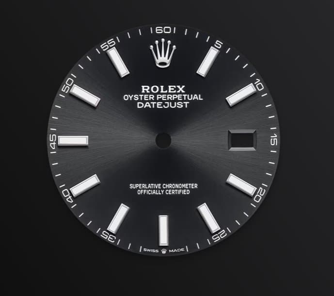 Rolex * DATEJUST 41 MM 126334-0018/ЧЕРНЫЙ ЦИФЕРБЛАТ/РИФЛЕНЫЙ БЕЗЕЛЬ/БРАСЛЕТ JUBILEE 2