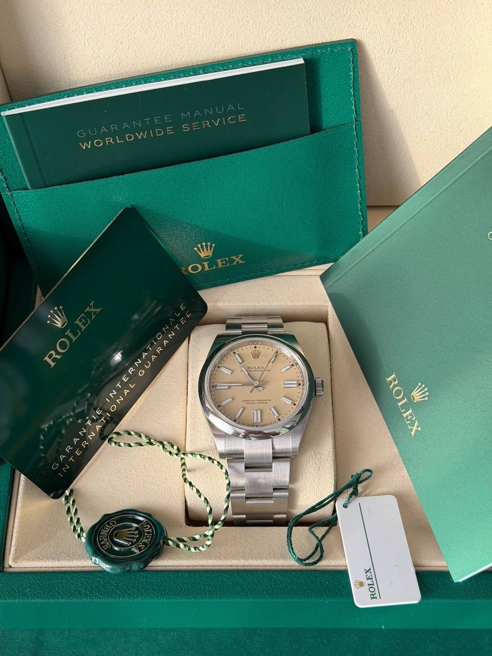 Rolex OP 41 beige 6