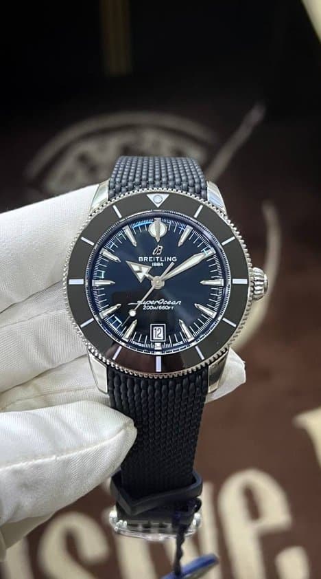 Breitling * SUPEROCEAN HERITAGE B31 AUTOMATIC 42 ММ AB3111241B1S1/ЧЕРНЫЙ ЦИФЕРБЛАТ/ЧЕРНЫЙ КАУЧУК 7