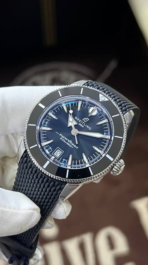 Breitling * SUPEROCEAN HERITAGE B31 AUTOMATIC 42 ММ AB3111241B1S1/ЧЕРНЫЙ ЦИФЕРБЛАТ/ЧЕРНЫЙ КАУЧУК 9