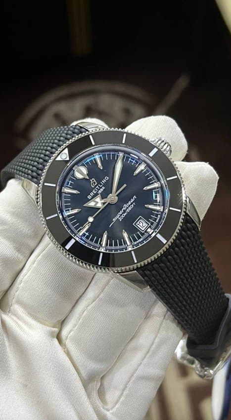 Breitling * SUPEROCEAN HERITAGE B31 AUTOMATIC 42 ММ AB3111241B1S1/ЧЕРНЫЙ ЦИФЕРБЛАТ/ЧЕРНЫЙ КАУЧУК 8