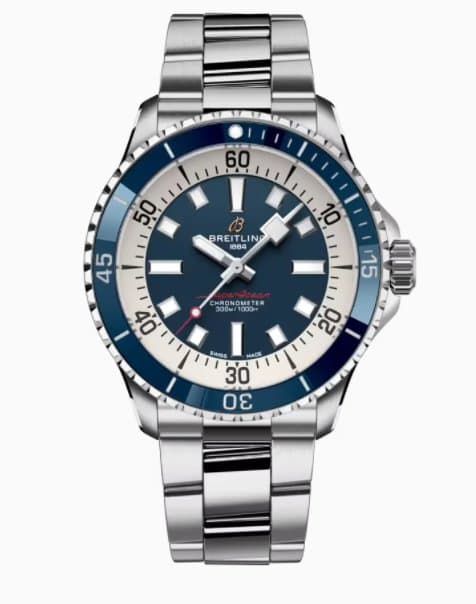 Breitling * SUPEROCEAN AUTOMATIC 42ММ A17375E71C1A1/СИНИЙ ЦИФЕРБЛАТ/БРАСЛЕТ 3