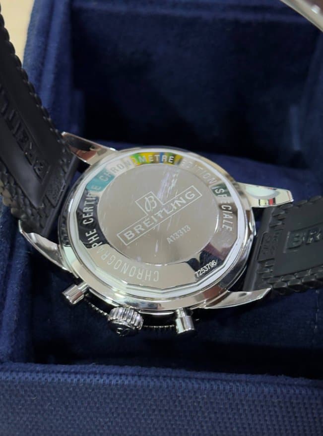 Breitling * SUPEROCEAN HERITAGE II B01 CHRONOGRAPH 44 ММ A13313/ЧЕРНЫЙ ЦИФЕРБЛАТ/ЧЕРНЫЙ КАУЧУК 4