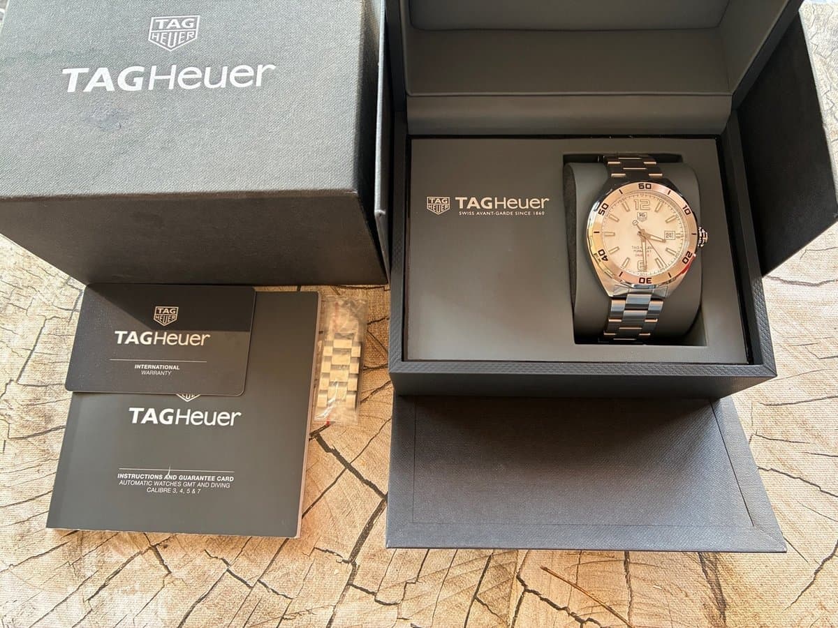 Tag Heuer F1 автомат 41мм (светлый фэйс) на браслете 9