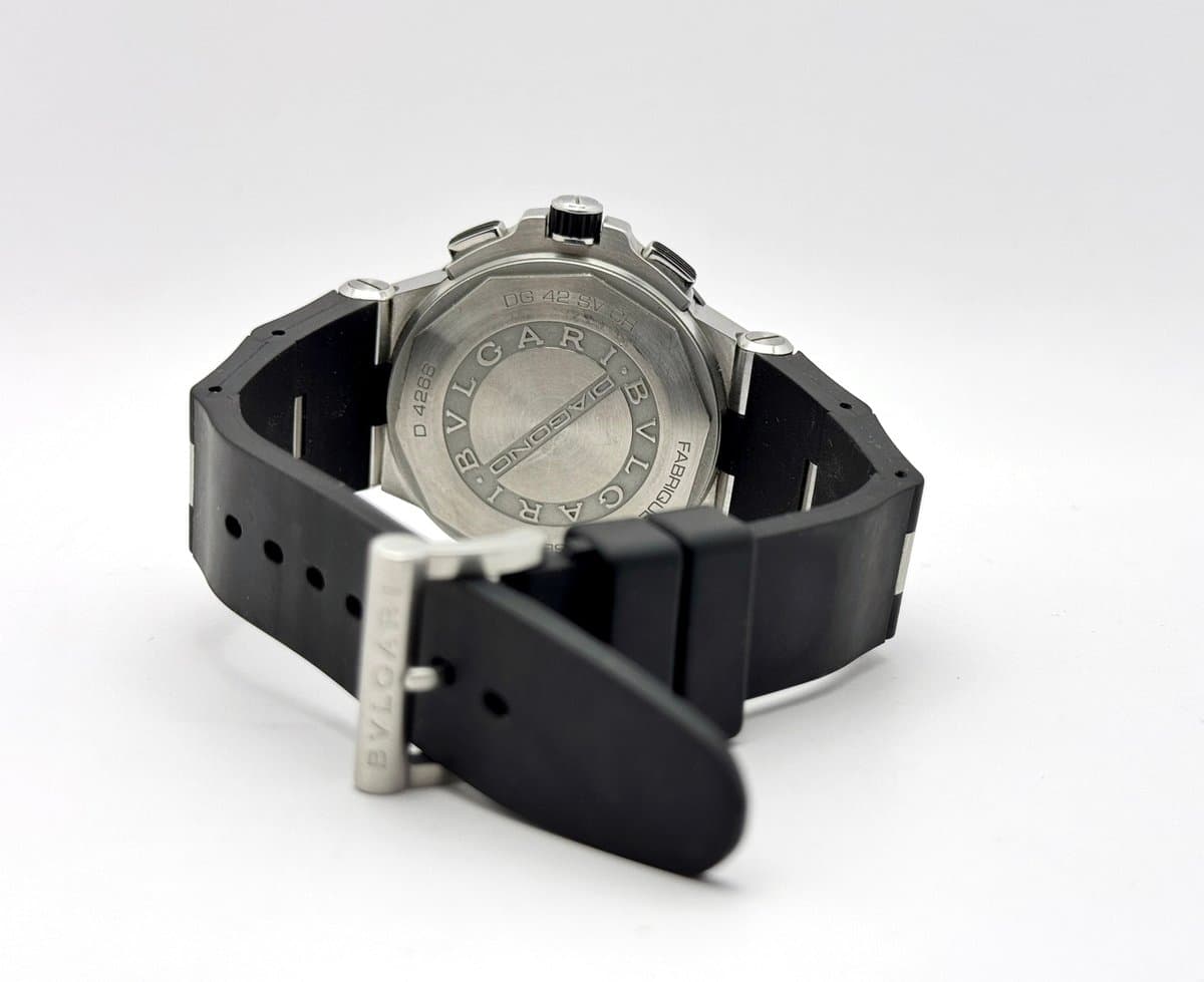 Bvlgari Diagono Chronograph 42мм /каучук 4