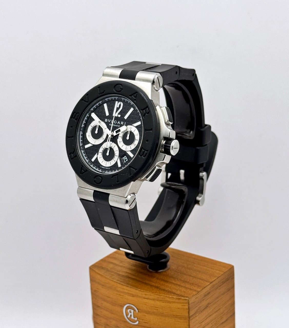 Bvlgari Diagono Chronograph 42мм /каучук 3