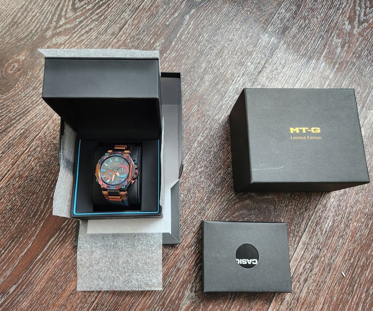 Casio G-Shock MTG-B2000XMG-1A | Карбоновый безель в цветах Перуанских гор | Limited edition 3
