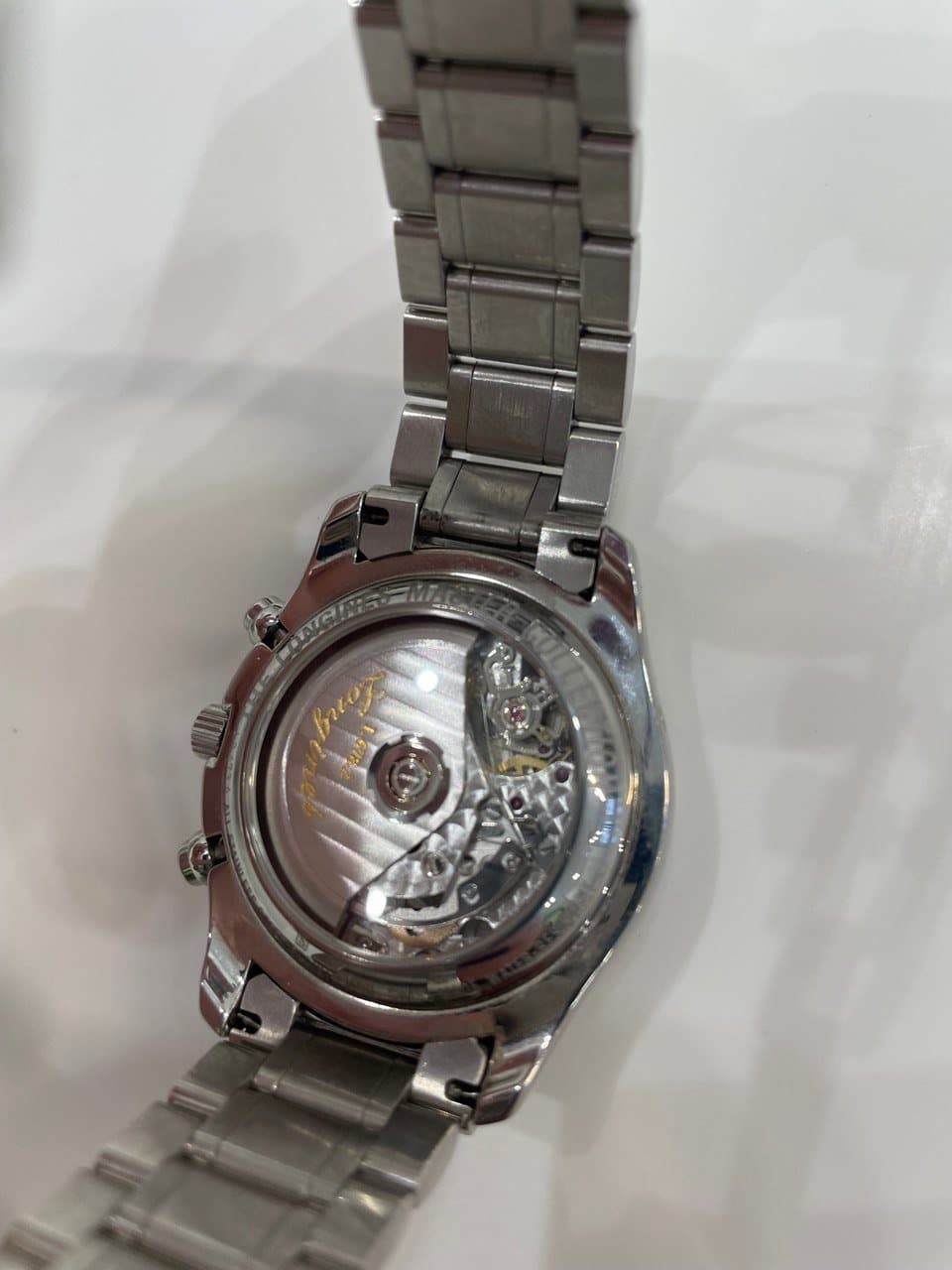 Longines Master Collection Moonphase L2.673.4.51.6 40мм, стальной браслет, черный циферблат 7