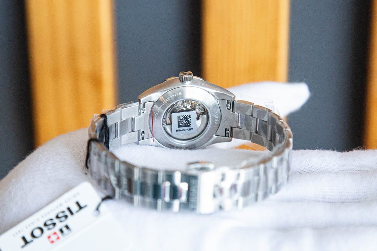 Tissot T-My Lady Auto T1320071106600. Браслет + ремешок / Черный цифер / 8 брил / d=29mm 12