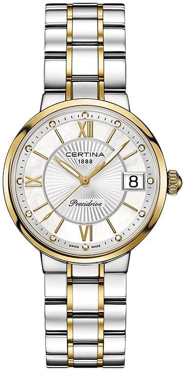 Certina DS Stella Precidrive Bicolor C031.210.22.116.00  Браслет / 12 бриллиантов / d=32mm
