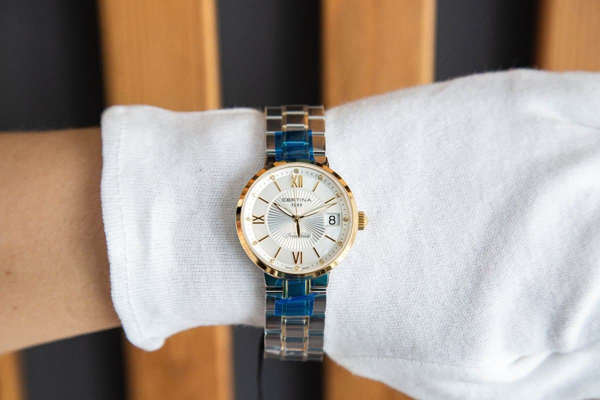 Certina DS Stella Precidrive Bicolor C031.210.22.116.00  Браслет / 12 бриллиантов / d=32mm 9