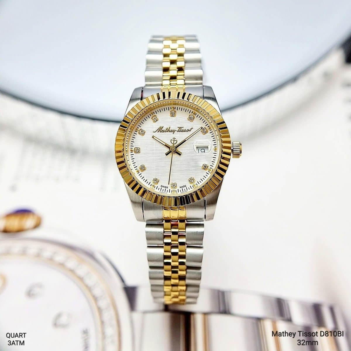 Tissot Rolly D810BI. Биколор / Браслет / d=30mm 4