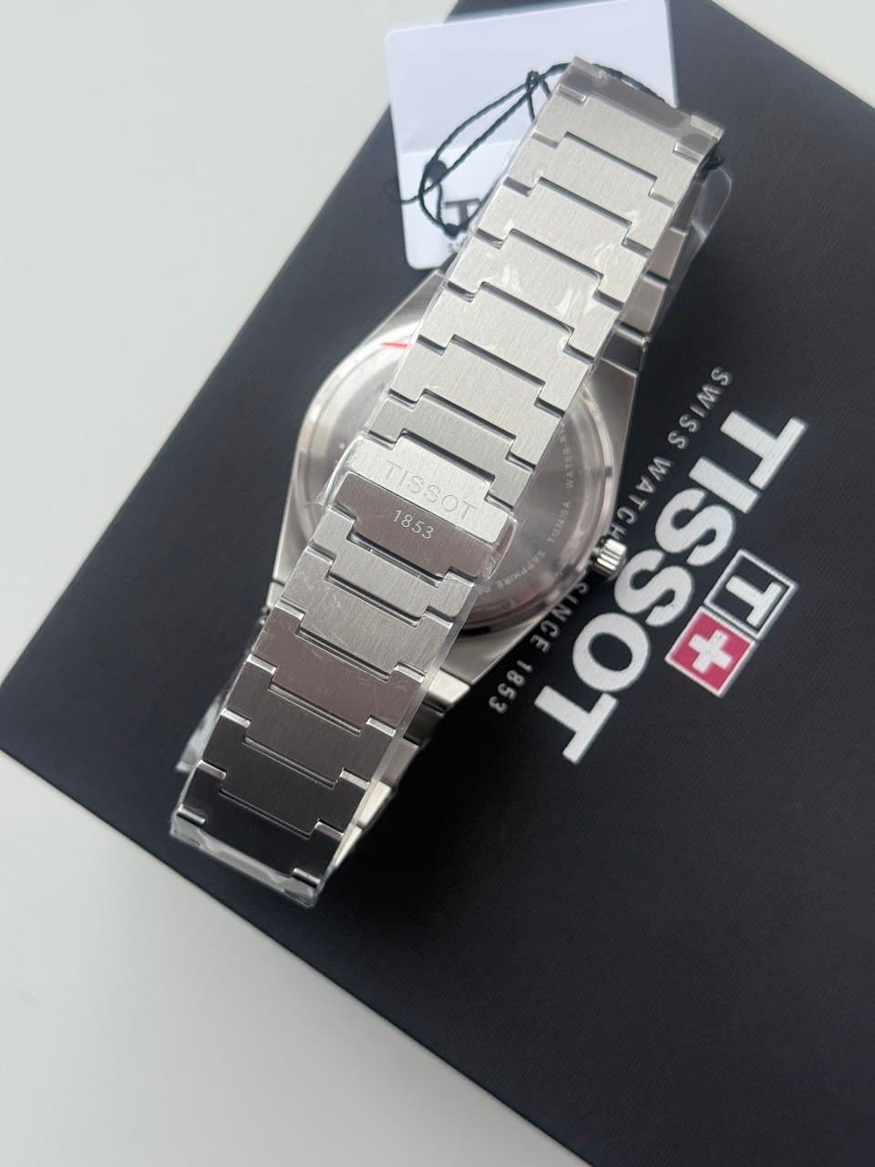 Tissot PRX 40mm. T137.410.11.031.00. ИНТЕГРИРОВАННЫЙ БРАСЛЕТ. САПФИР. ЗОЛОТЫЕ МЕТКИ И СТРЕЛКИ. 7
